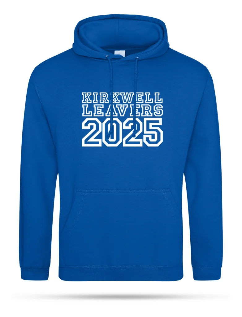 Royal Blue Leavers Hoodie