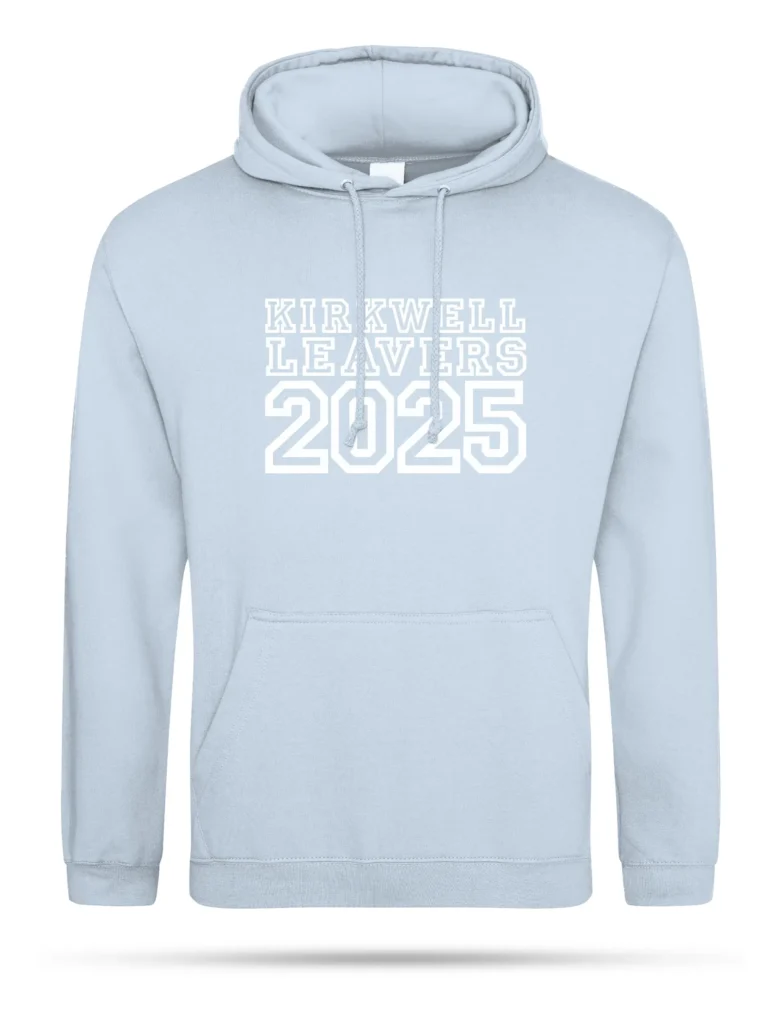 Sky Blue Leavers Hoodie