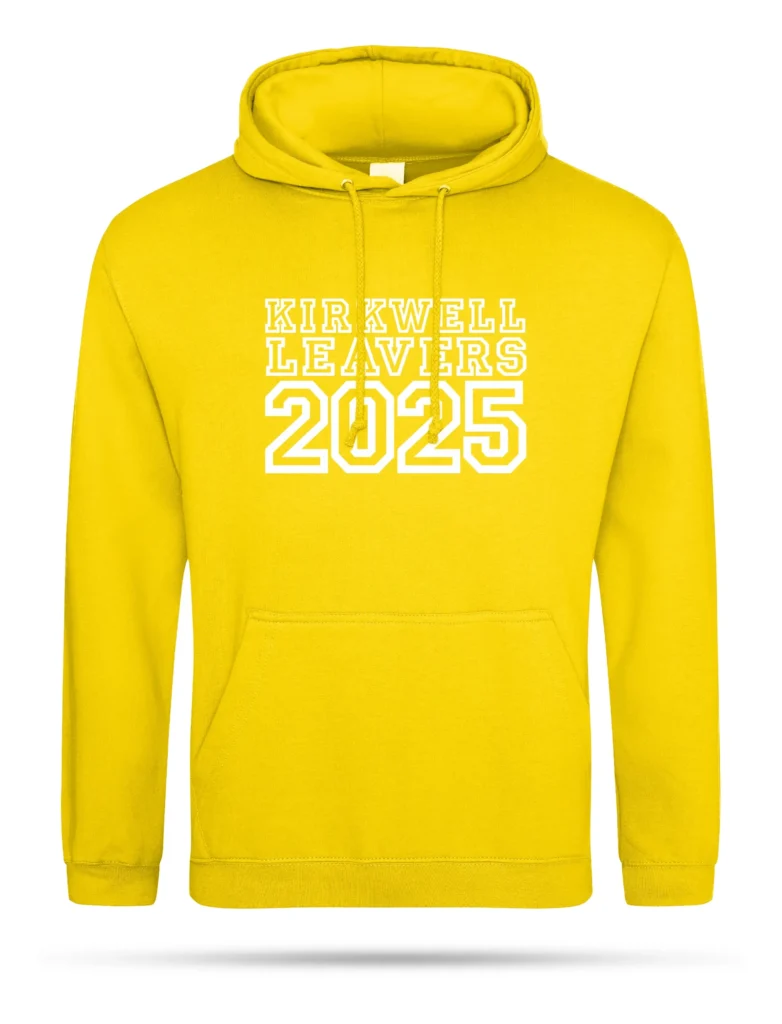 Yellow Leavers Hoodie