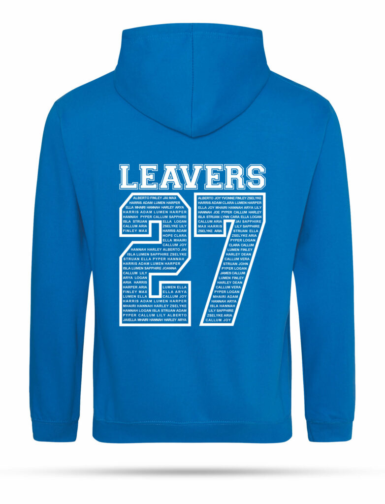 Leavers Hoodies Scotland 2027